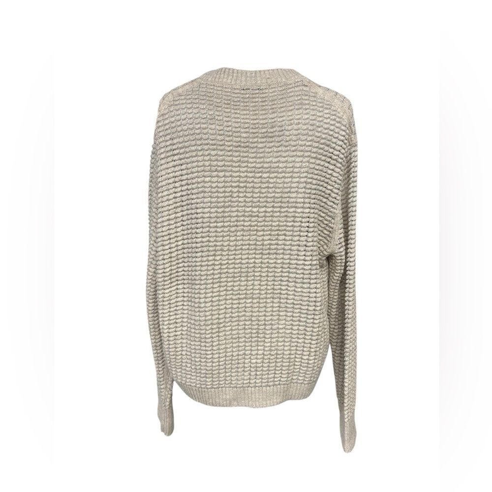 Lafayette 148 New York Textured Stitch Crewneck Linen Silk Blend Cardigan XL - Picture 4 of 12